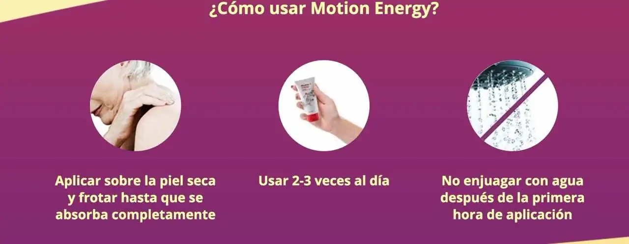 ¿Cómo usar Motion Energy?