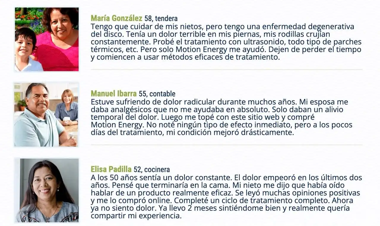 Comentarios sobre Motion Energy